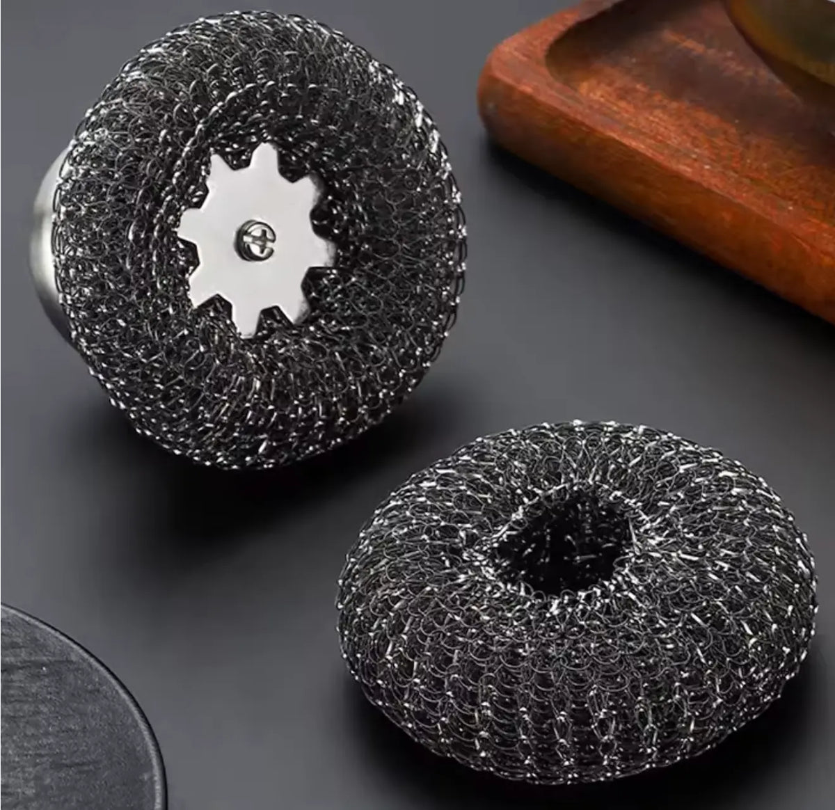 Brosse à récurer | poignée en acier inoxydable