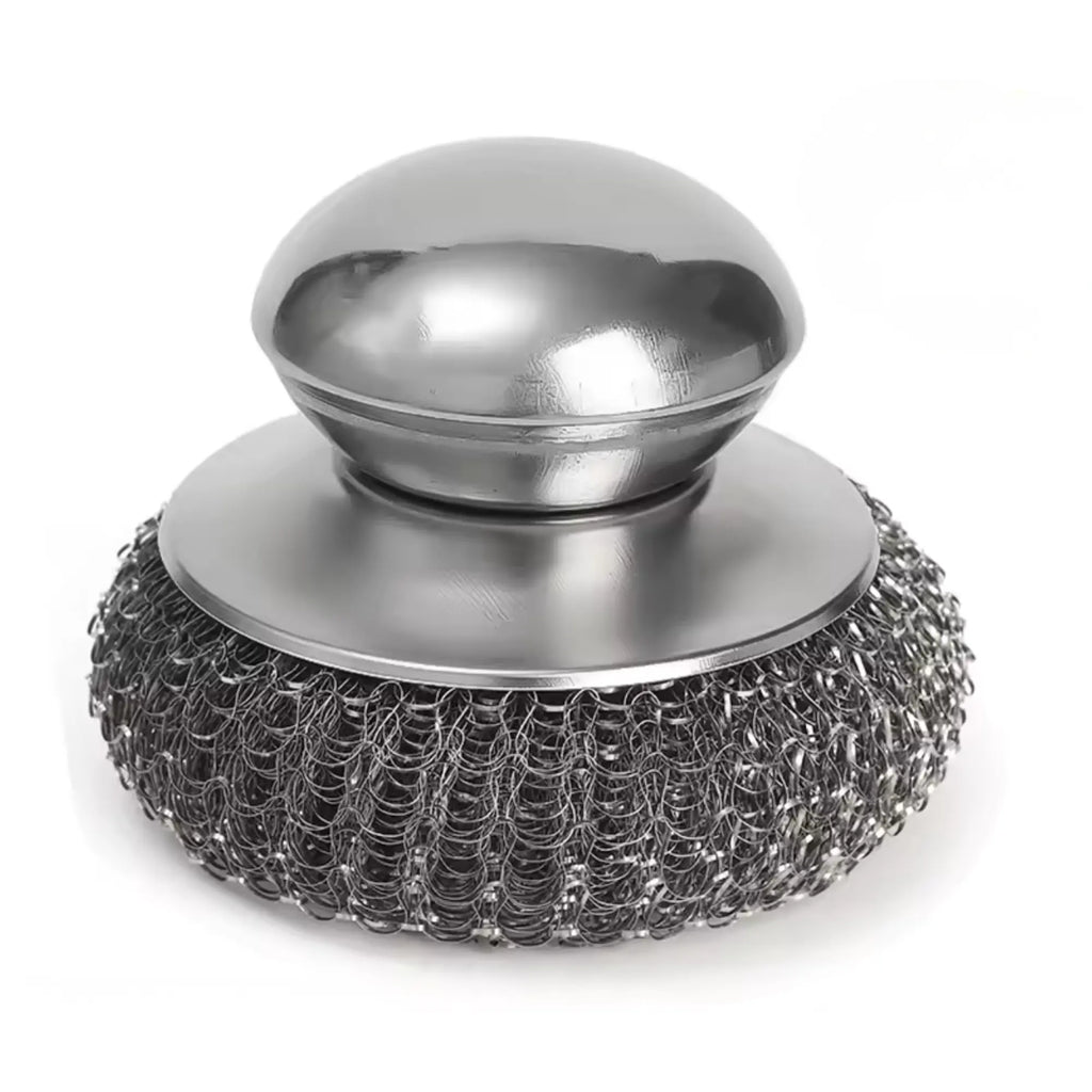 Brosse à récurer | poignée en acier inoxydable
